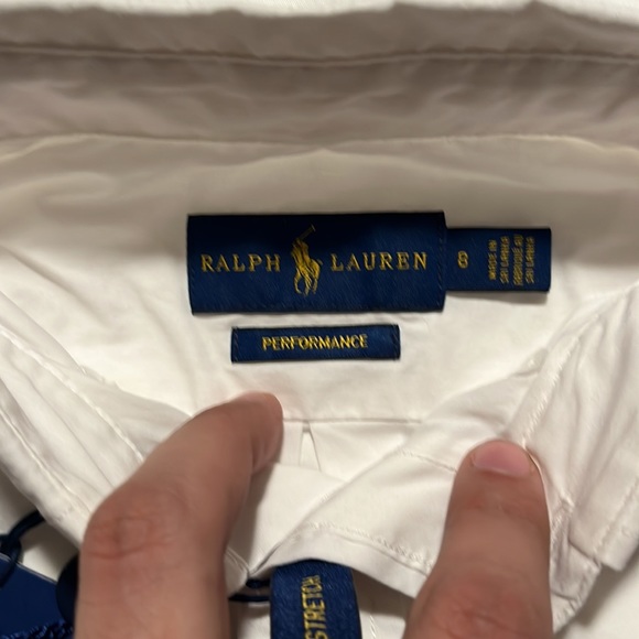 $100 Polo Ralph Lauren US Open Short Sleeve Cuffed Button Down Shirt VTG NWT - Picture 3 of 9